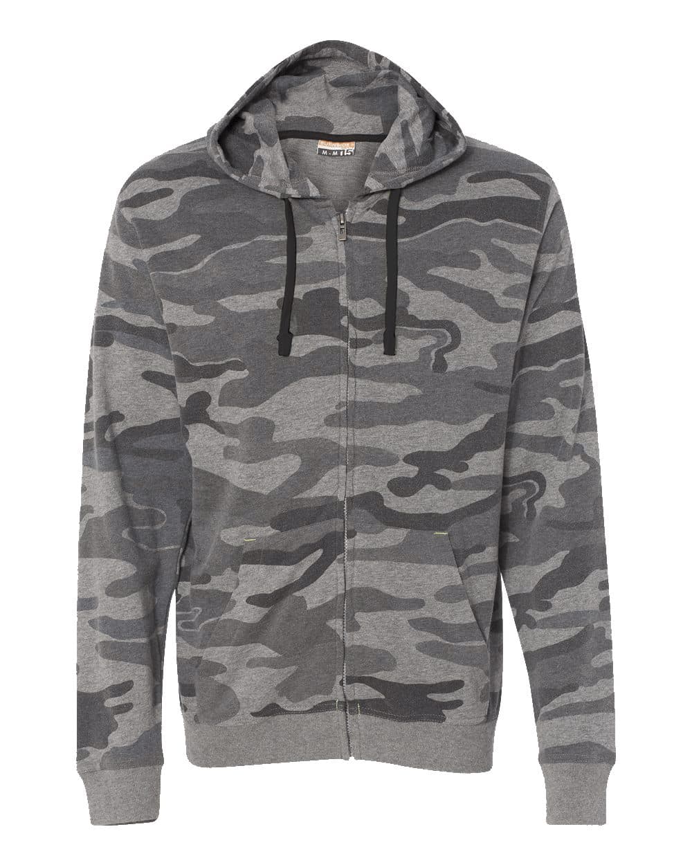 Image for Men's Camo Full-Zip Hooded Sweatshirt - 8615