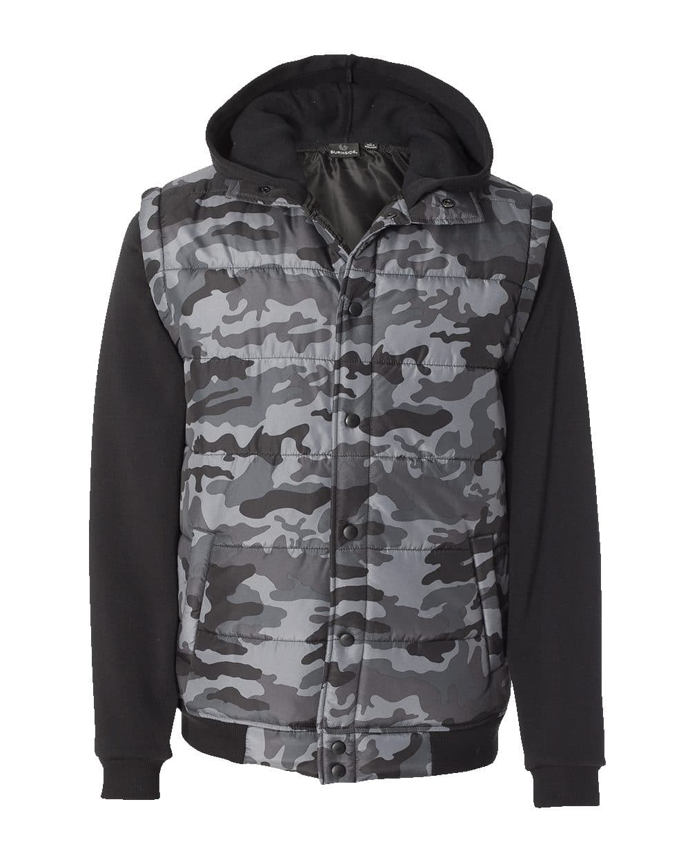 Image for Men's Nylon Vest with Fleece Sleeves - 8701