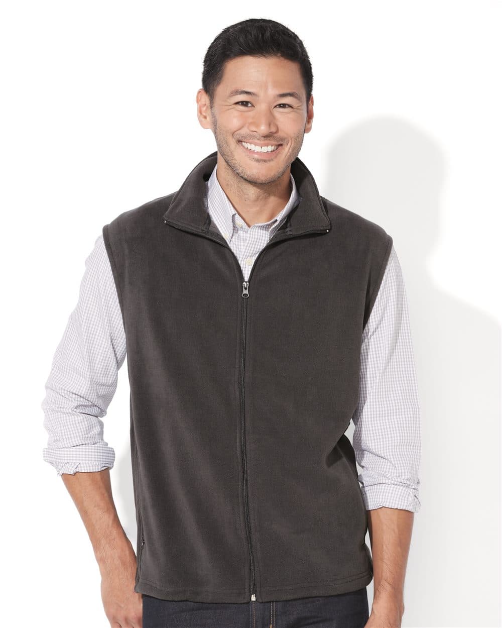 Image for Unisex Microfleece Full-Zip Vest - 3310