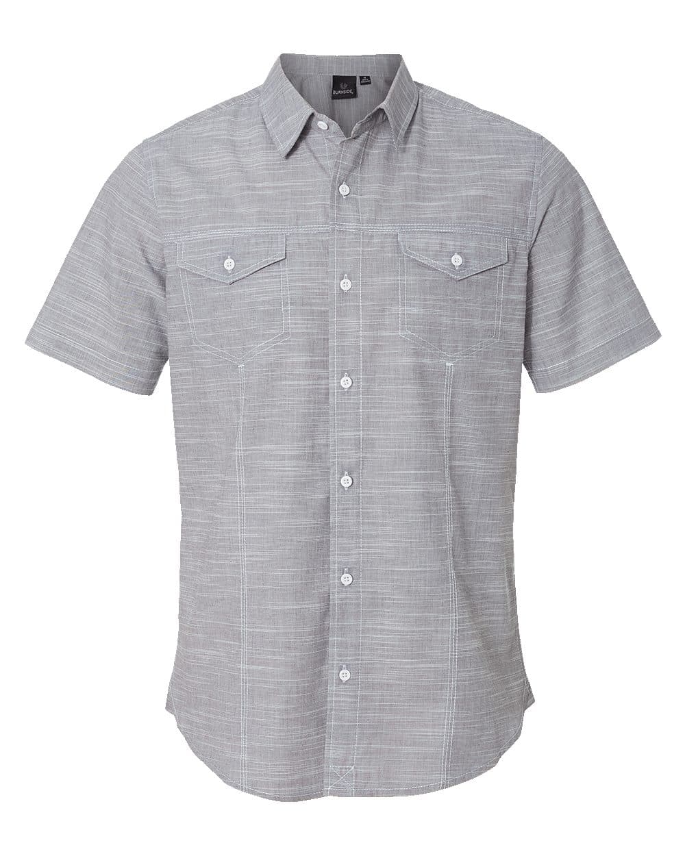 Image for Textured Solid Short Sleeve Shirt - 9247