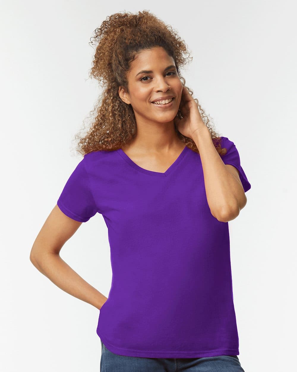 Image for Heavy Cotton™ Women’s V-Neck T-Shirt - 5V00L