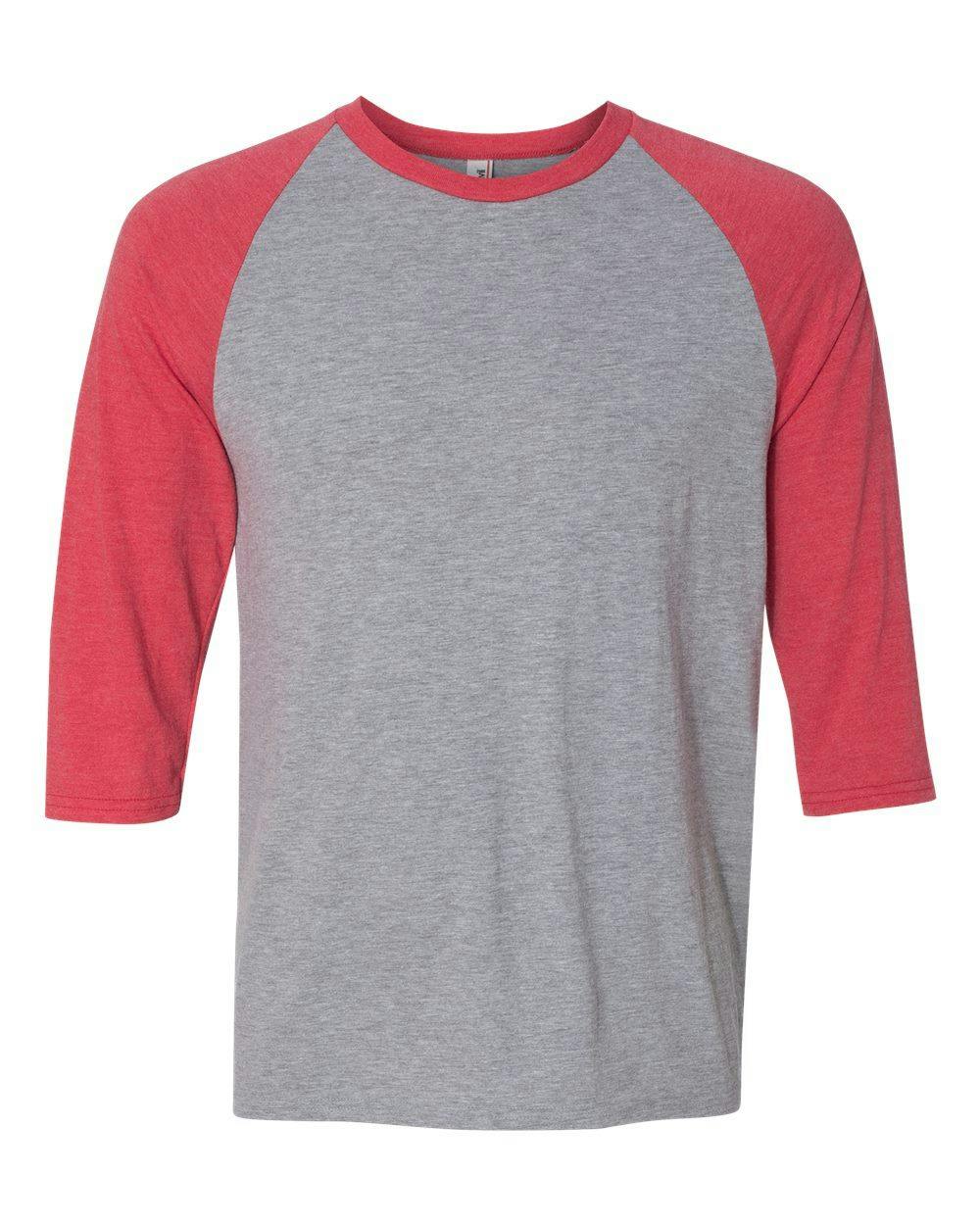 Image for Triblend Raglan Three-Quarter Sleeve T-Shirt - 6755