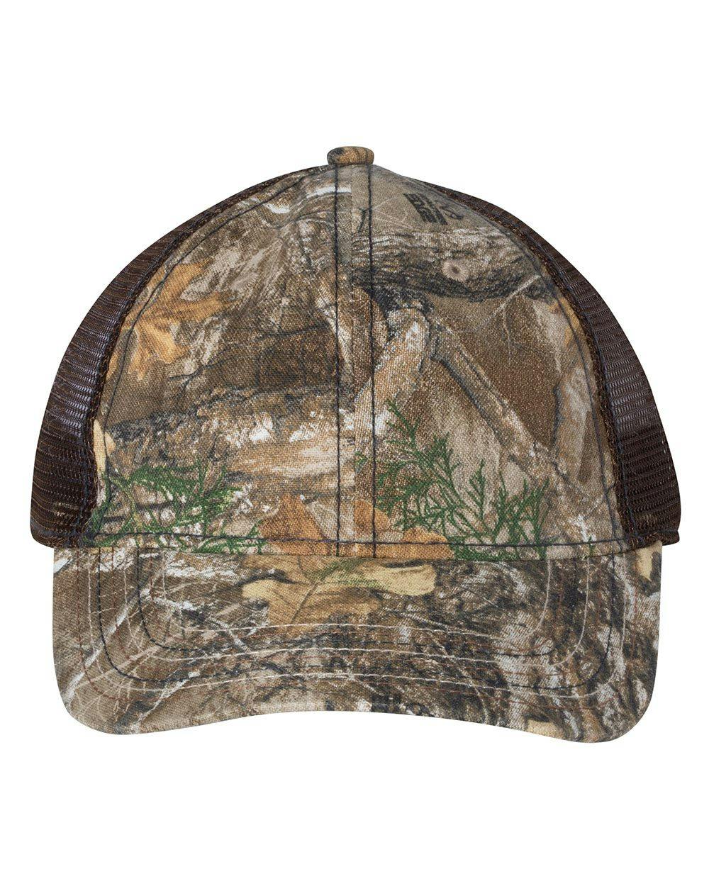 Image for Mesh-Back Camo with Flag Undervisor Cap - CWF310