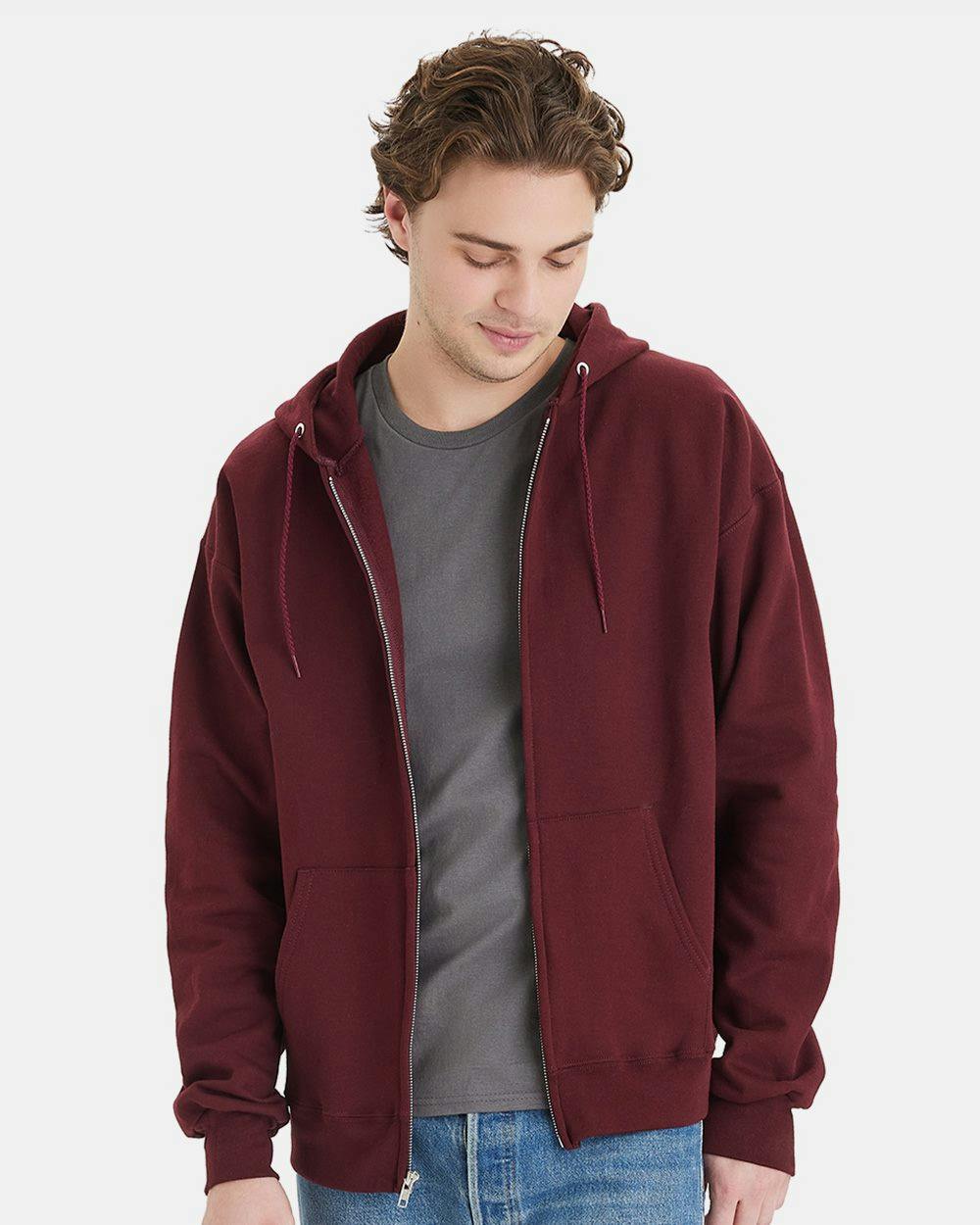 Image for Ultimate Cotton® Full-Zip Hooded Sweatshirt - F280