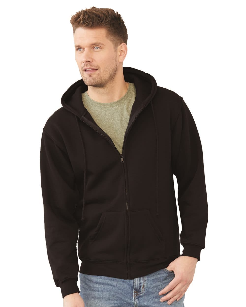 Image for Unisex USA-Made Full-Zip Hooded Sweatshirt - 900