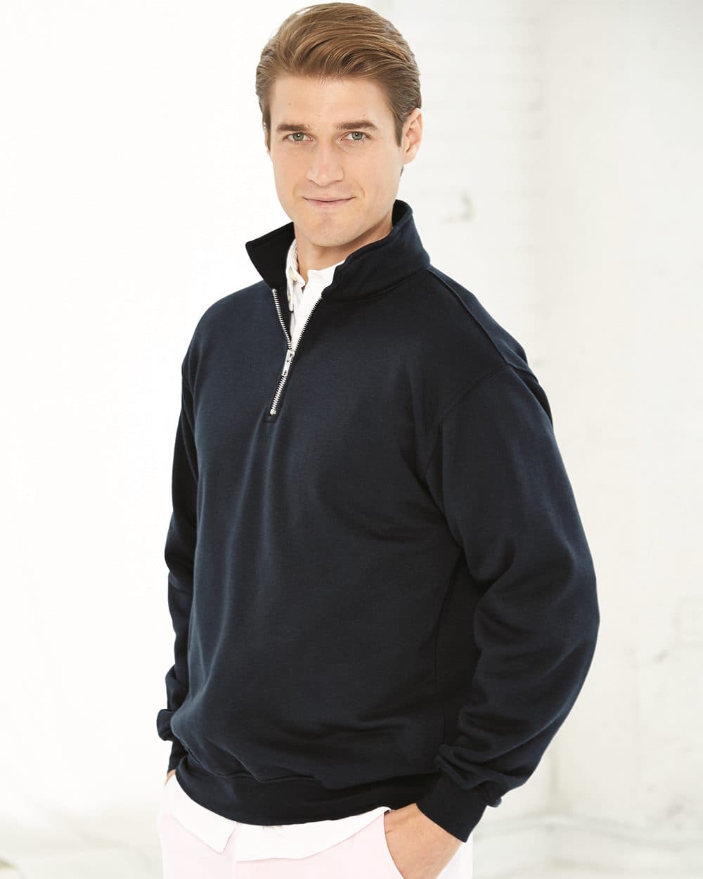 Image for USA-Made Quarter-Zip Pullover Sweatshirt - 920