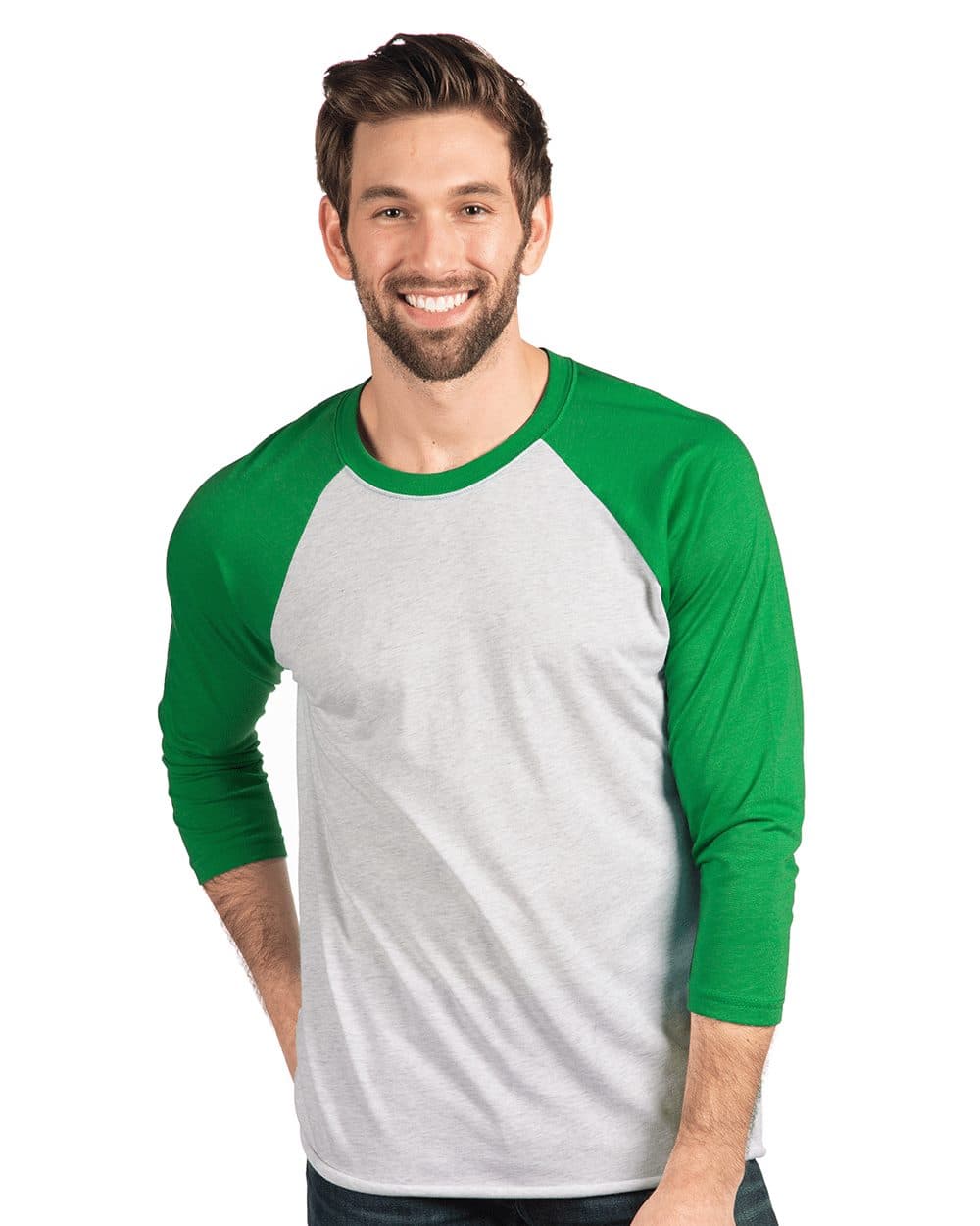 Image for Unisex Triblend Three-Quarter Raglan T-Shirt - 6051