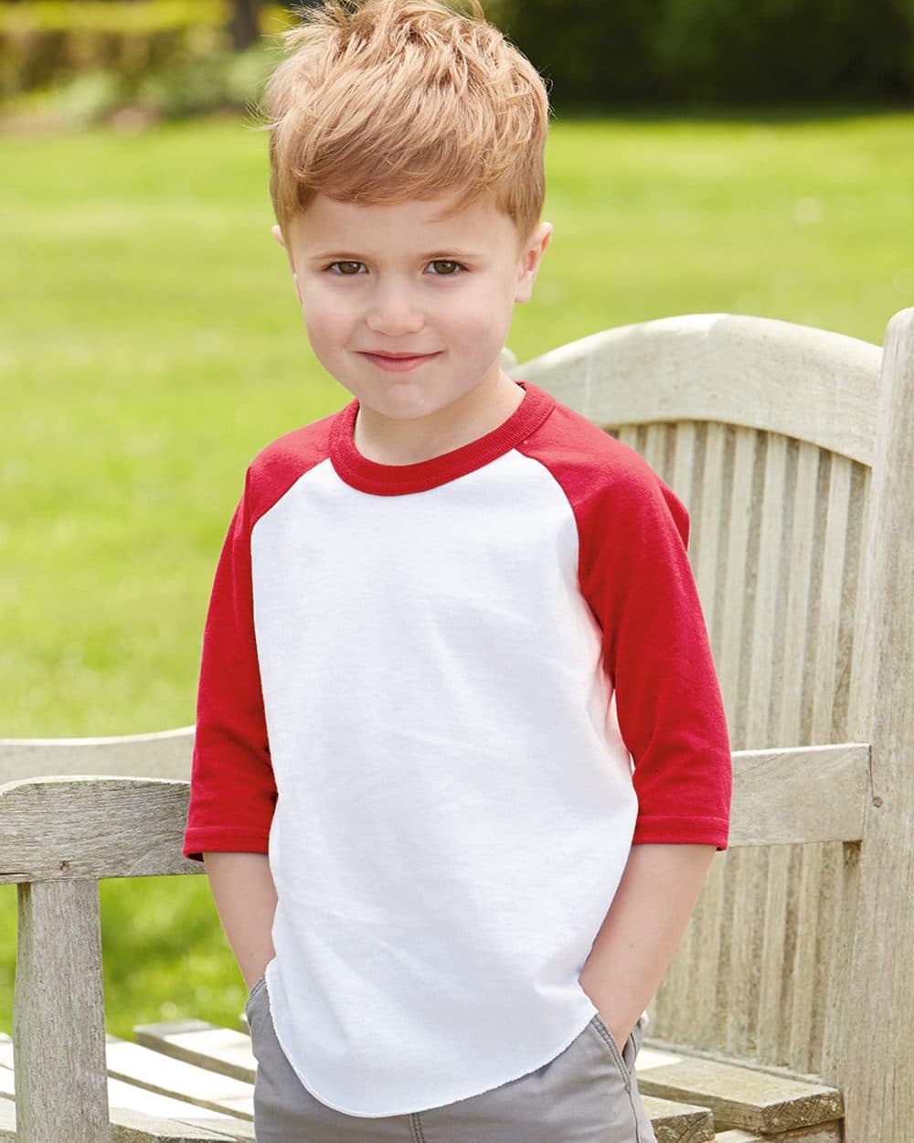 Image for Toddler Three-Quarter Sleeve Baseball Jersey - 422