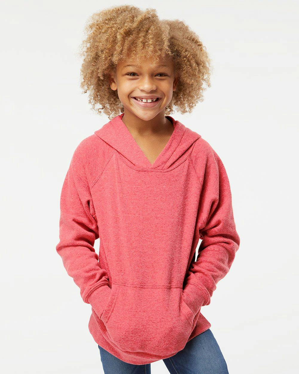 Image for Youth Lightweight Special Blend Raglan Hooded Sweatshirt - PRM15YSB