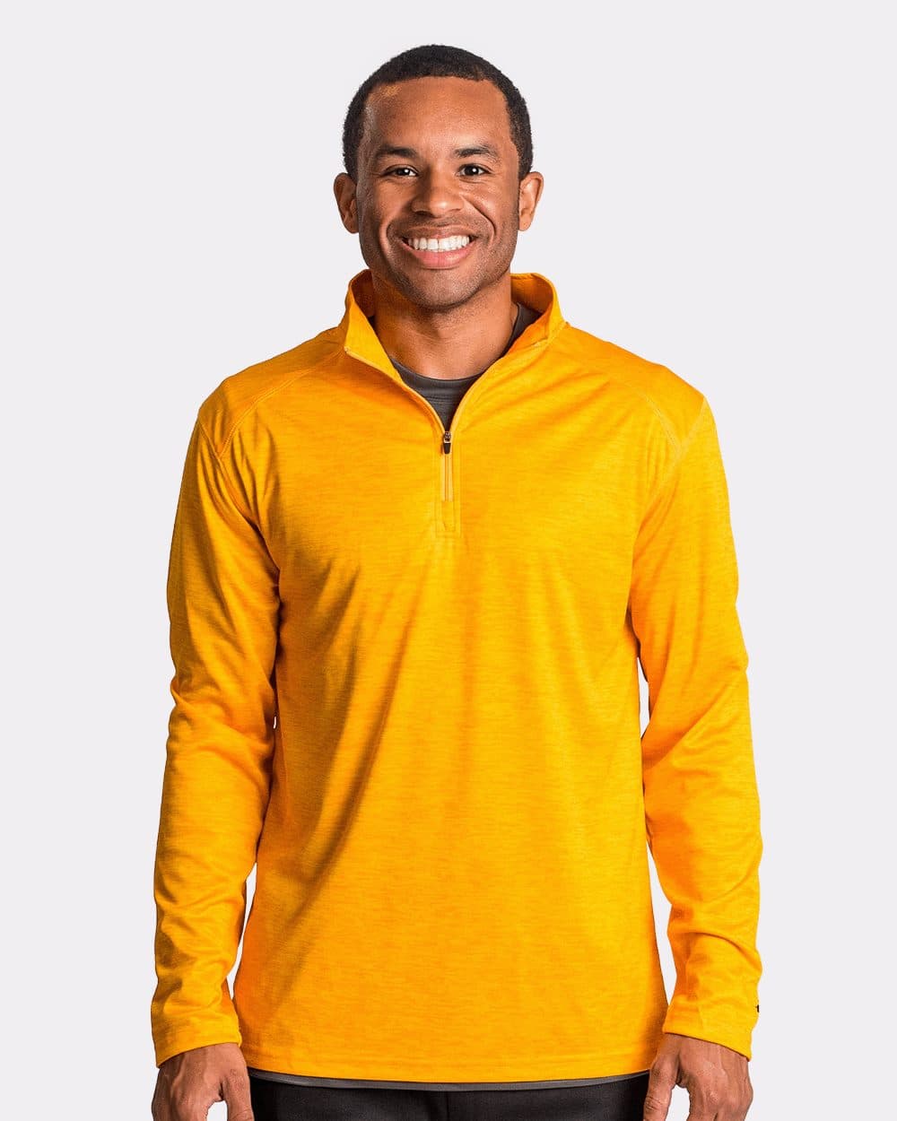 Image for Men's Tonal Blend Quarter-Zip Pullover - 4172