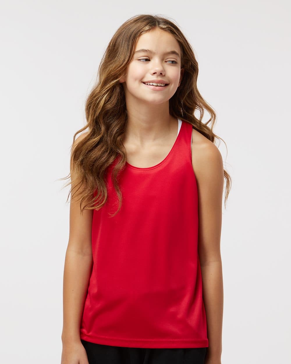 Image for Girls’ B-Core Racerback Tank Top - 2166