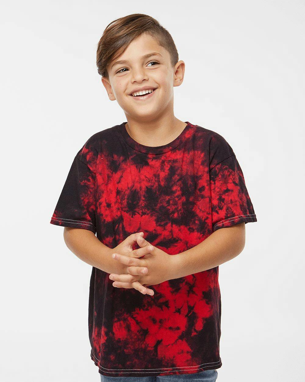 Image for Youth Crystal Tie-Dyed T-Shirt - 20BCR