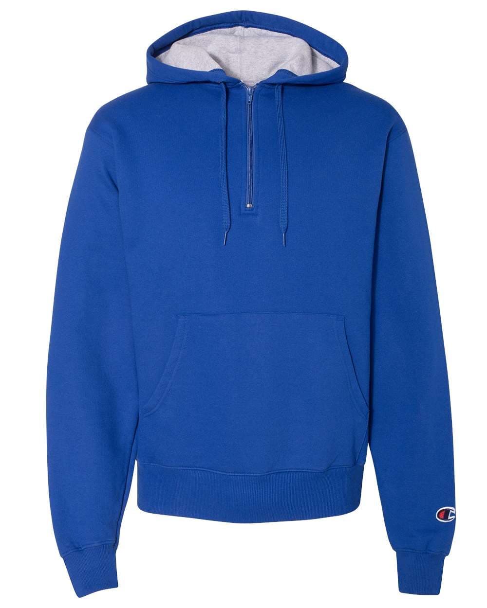 Image for Cotton Max Hooded Quarter-Zip Sweatshirt - S185