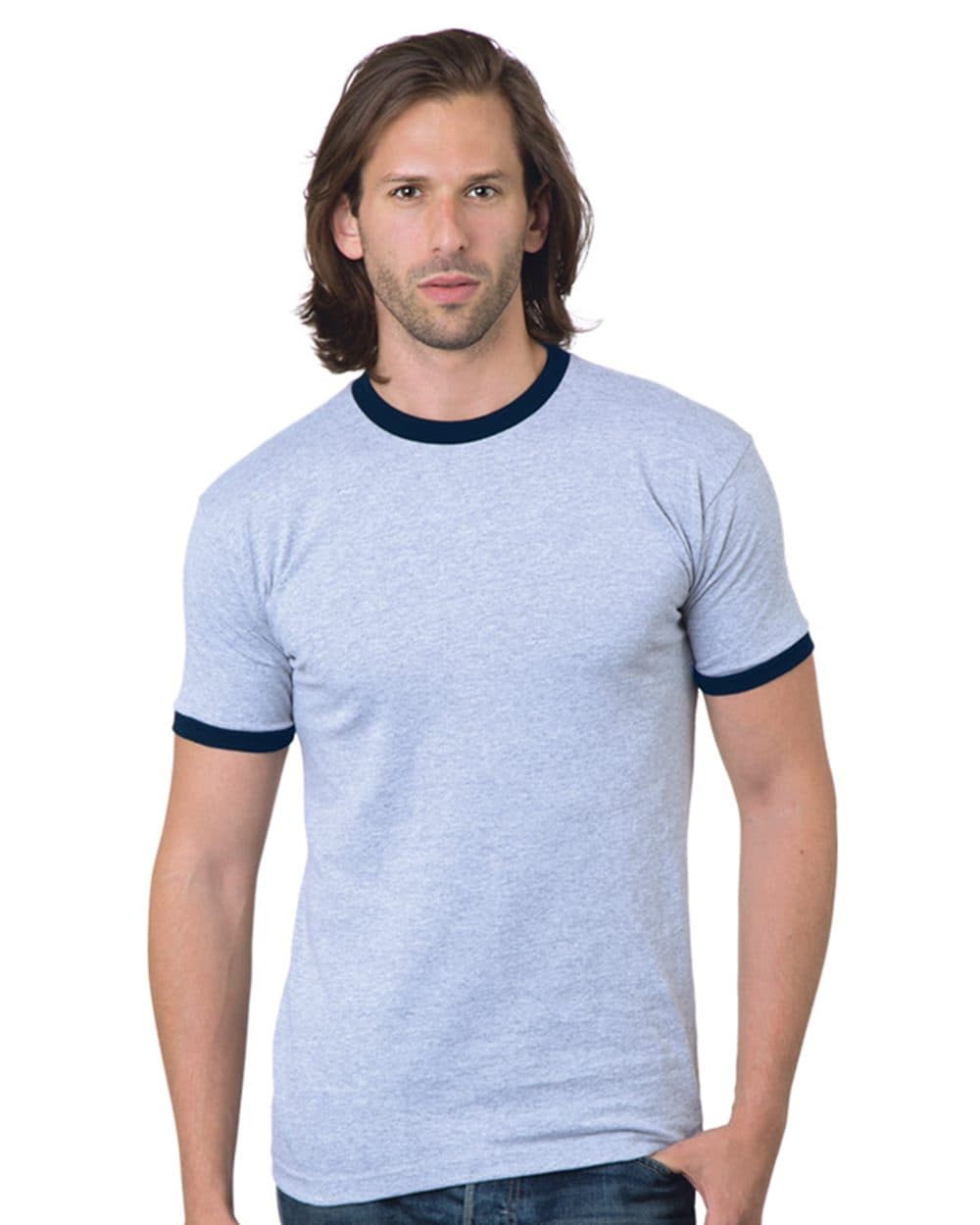 Image for USA-Made Ringer T-Shirt - 1800