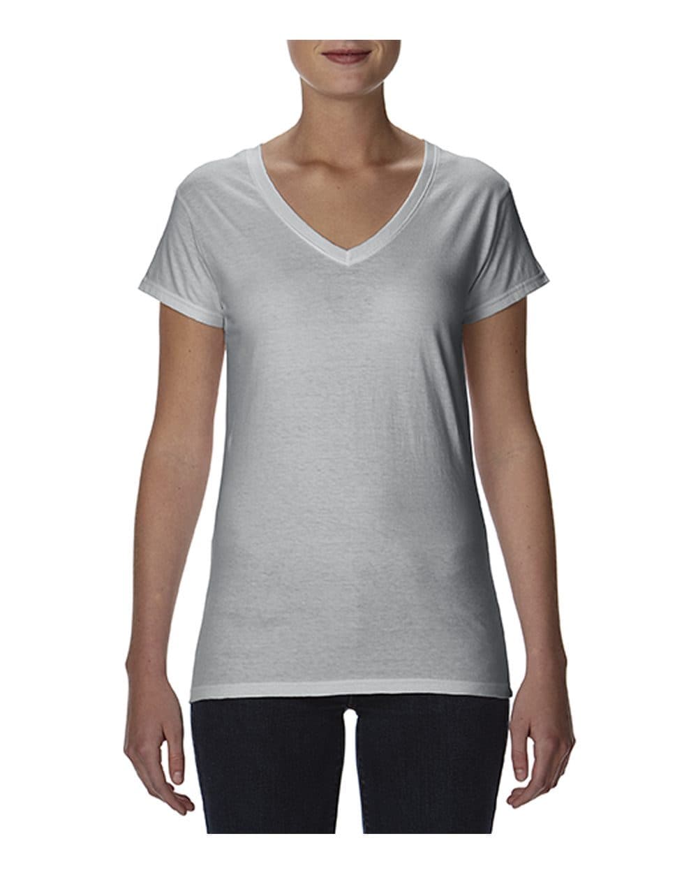 Image for Women's Lightweight Fitted V-Neck T-Shirt - 380VL