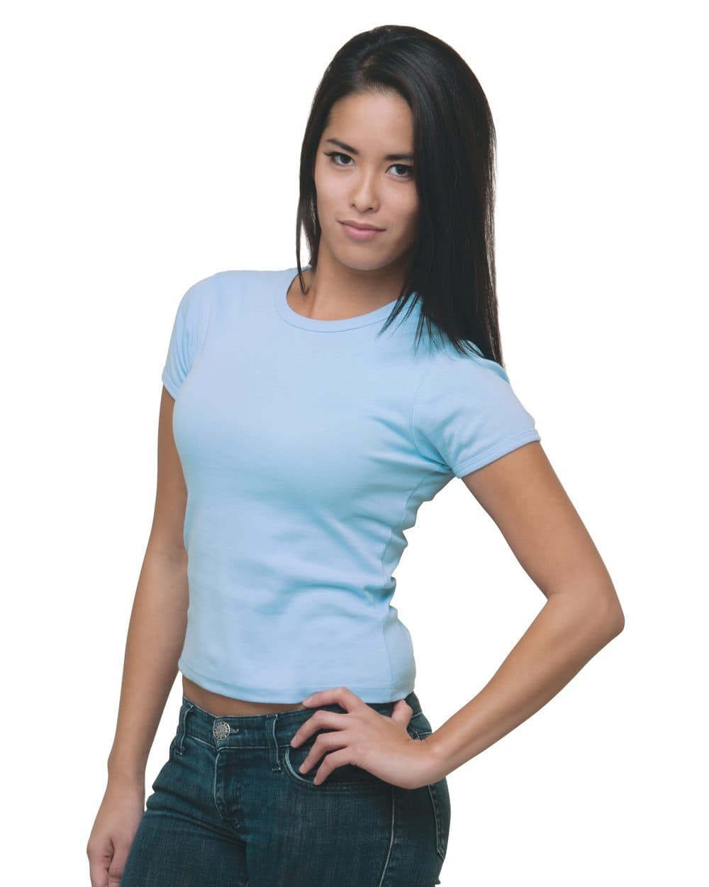 Image for Women's USA-Made Cap Sleeve T-Shirt - 4539