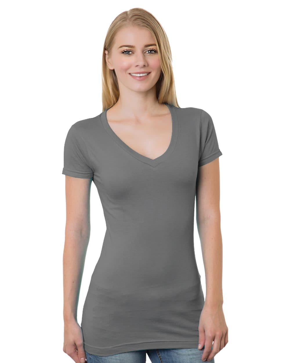 Image for Women's USA-Made V-Neck T-Shirt - 3407