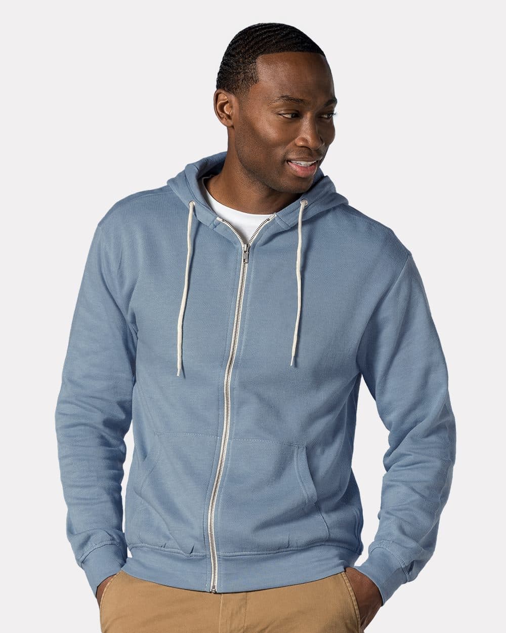 Image for Retro Heather Full-Zip Hooded Sweatshirt - 2349