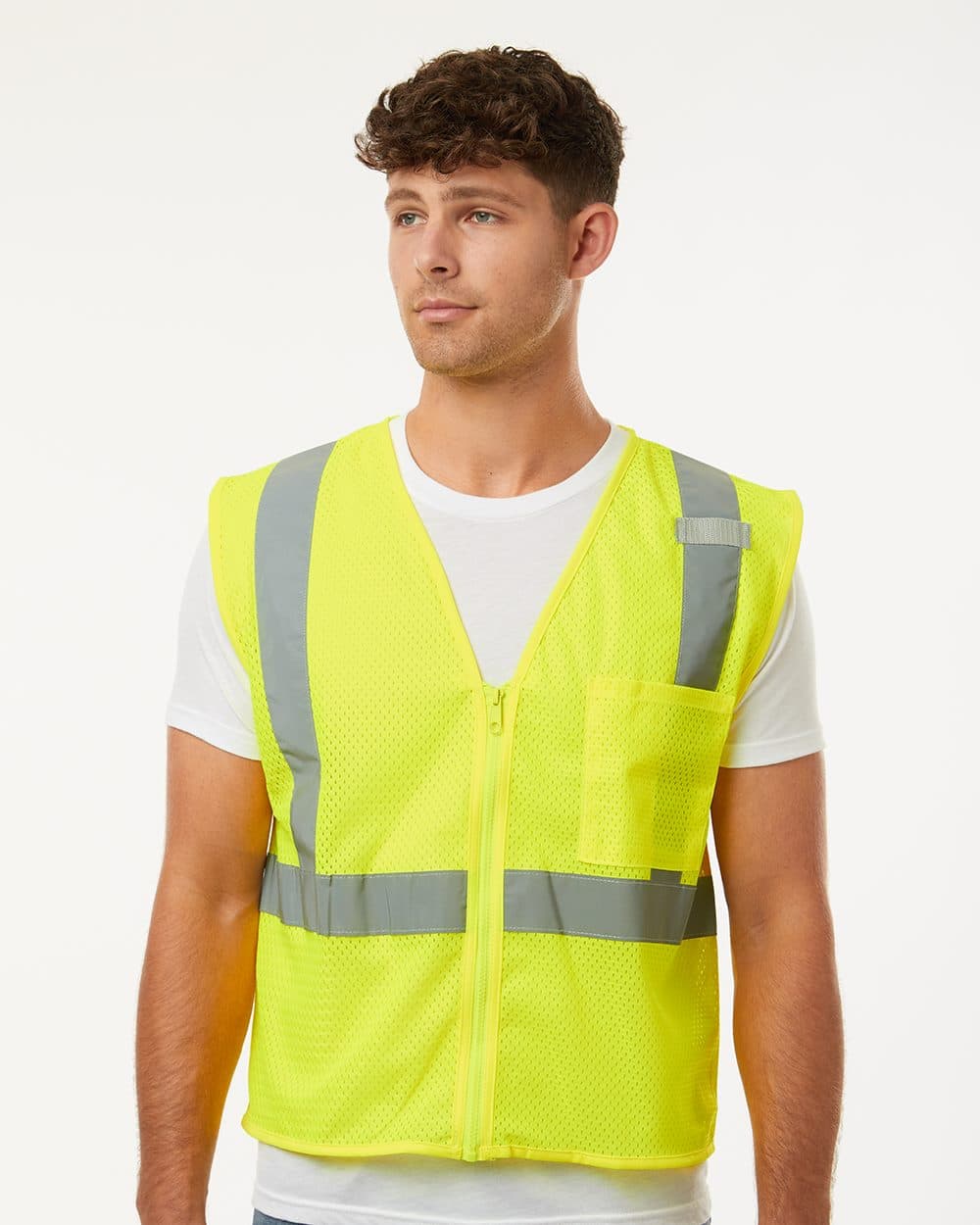 Image for Single Pocket Zipper Mesh Vest - 1089-1090