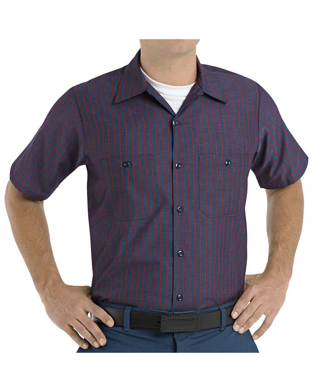 Image for Industrial Short Sleeve Work Shirt - Tall Sizes - SP24T