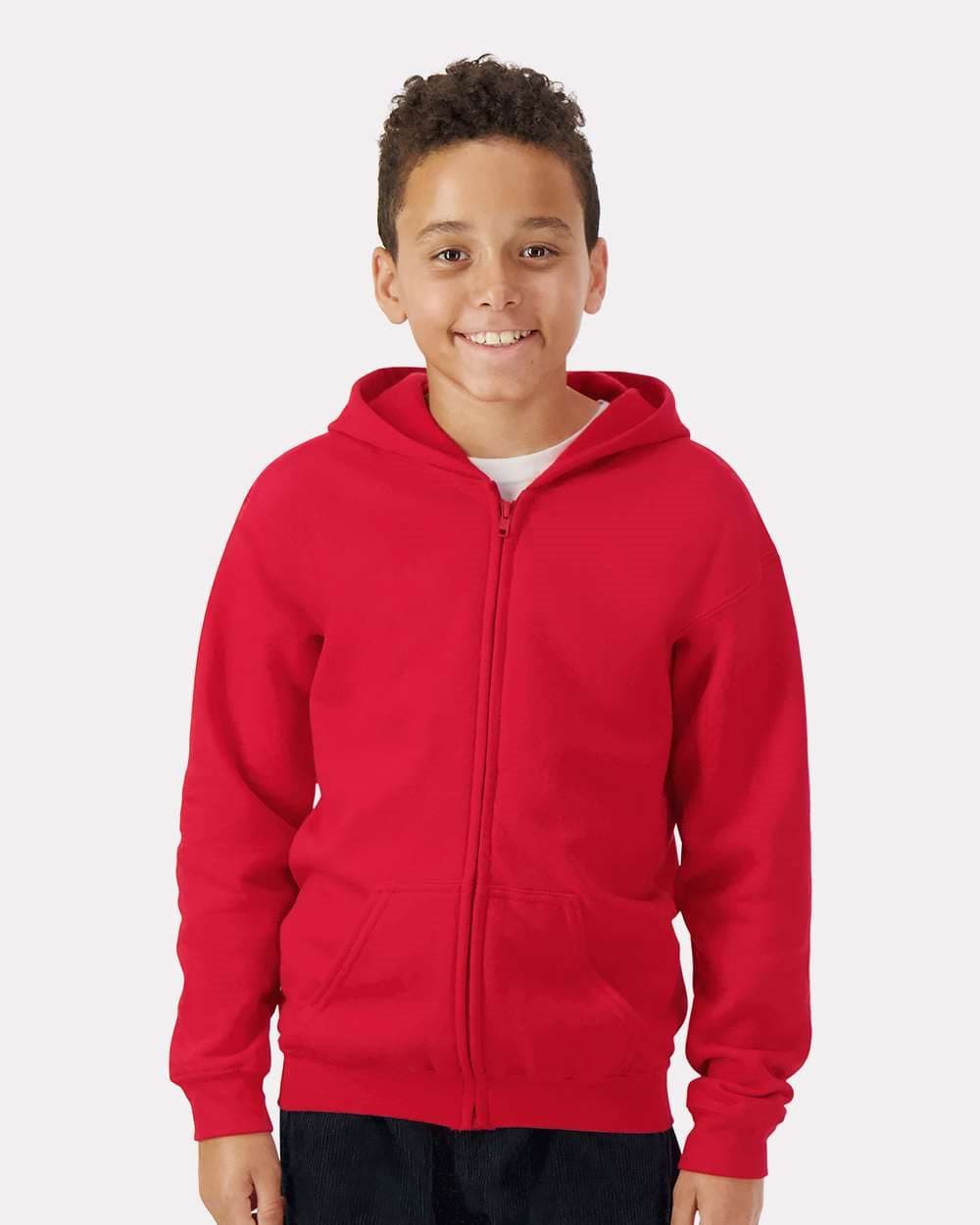 Image for Heavy Blend™ Youth Full-Zip Hooded Sweatshirt - 18600B