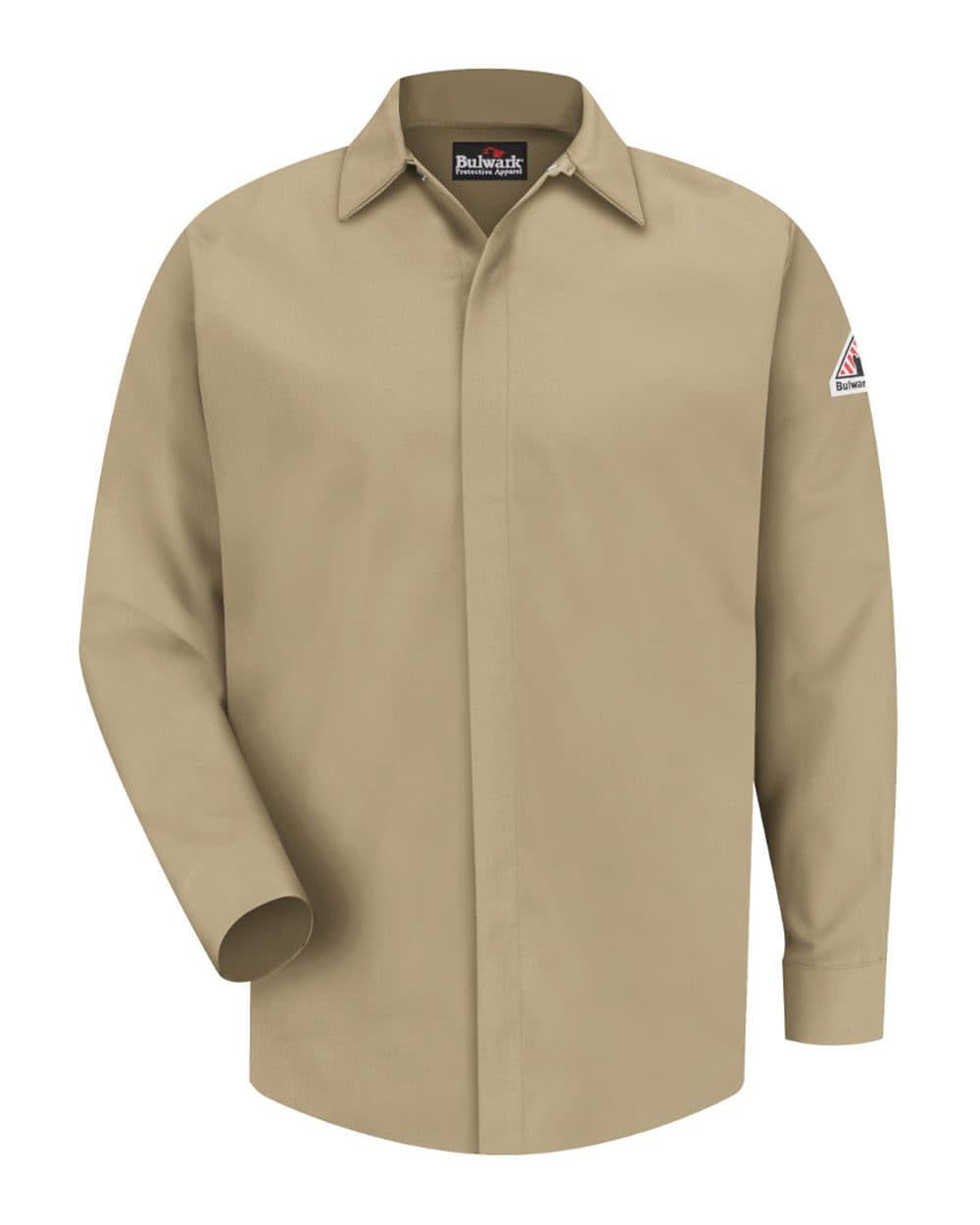 Image for Men's Concealed-Gripper Pocketless Work Shirt - SLS2