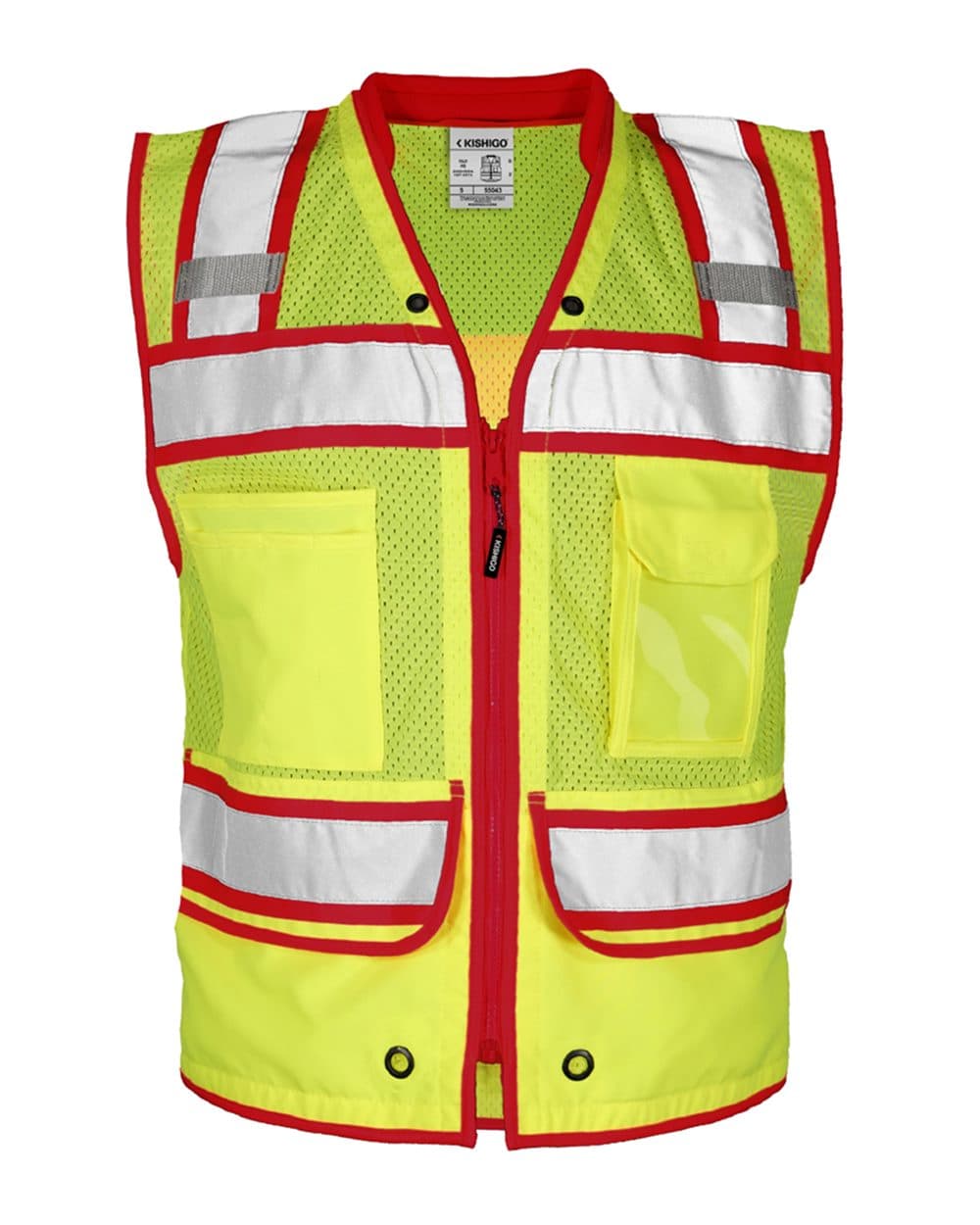 Image for Color Contrast High Performance Surveyors Vest - S5042-5046