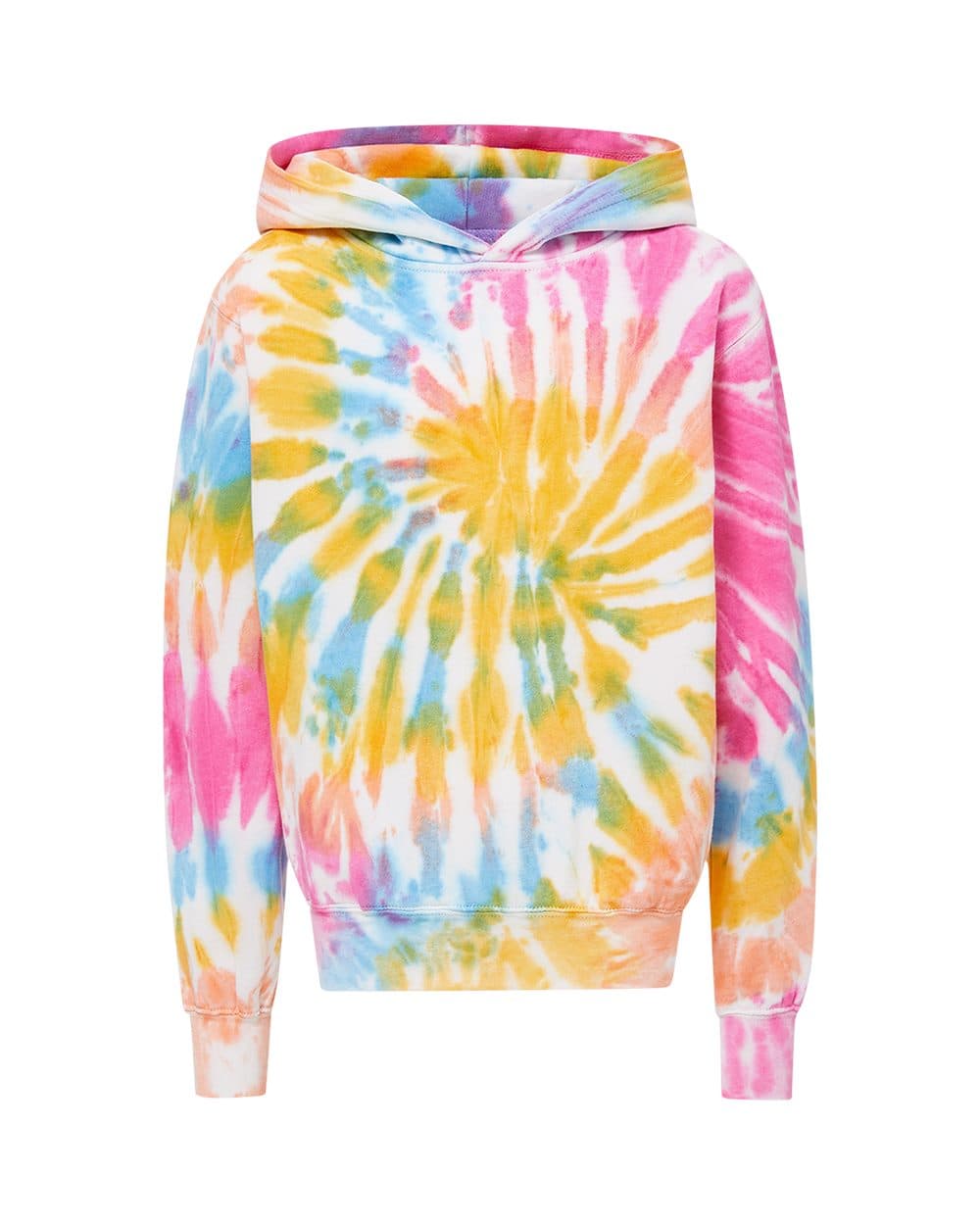 Image for Youth Classic Fleece Tie Dye Hooded Sweatshirt - 128Y