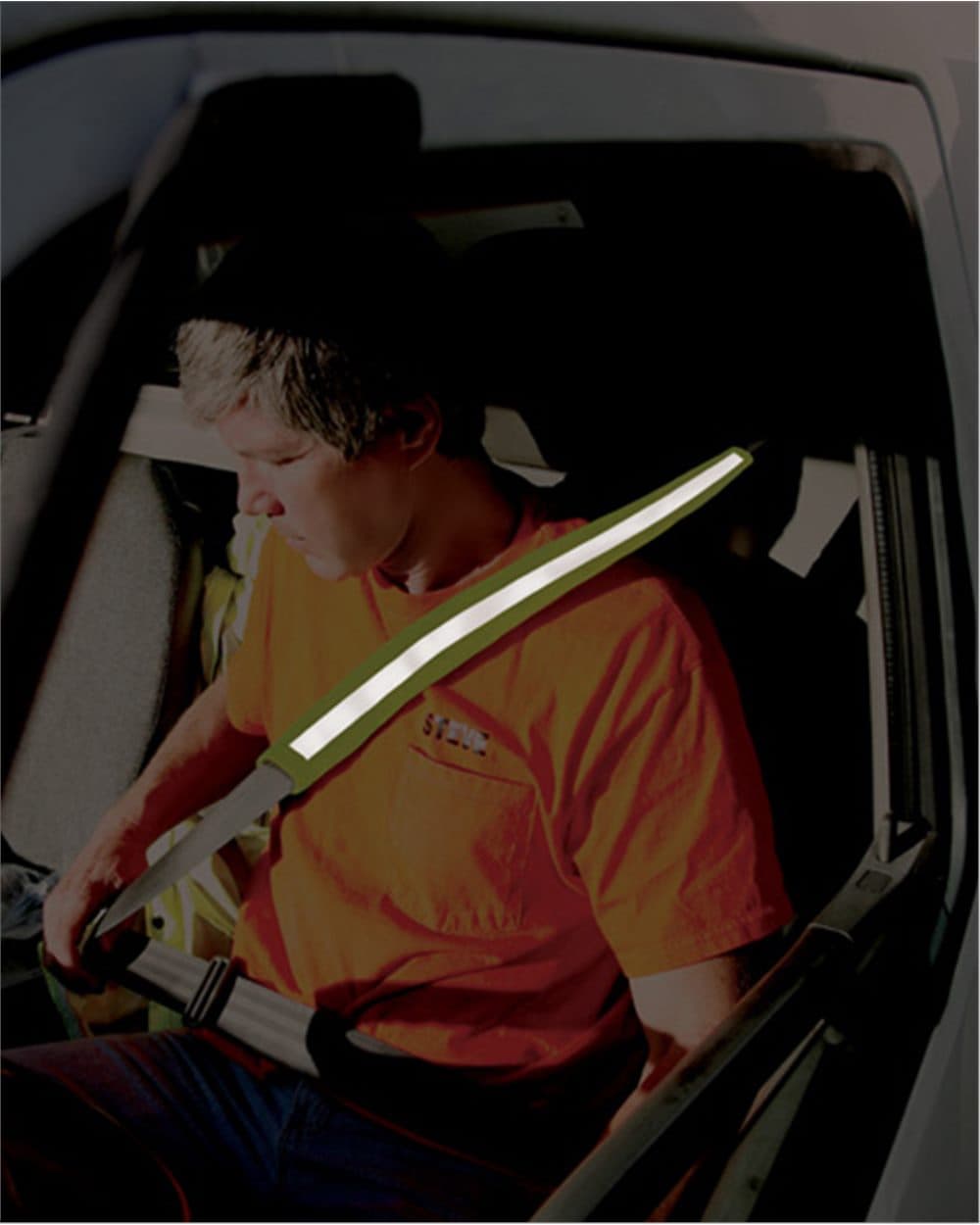 Image for Single Stripe Seat Belt Covers - 3902-3903