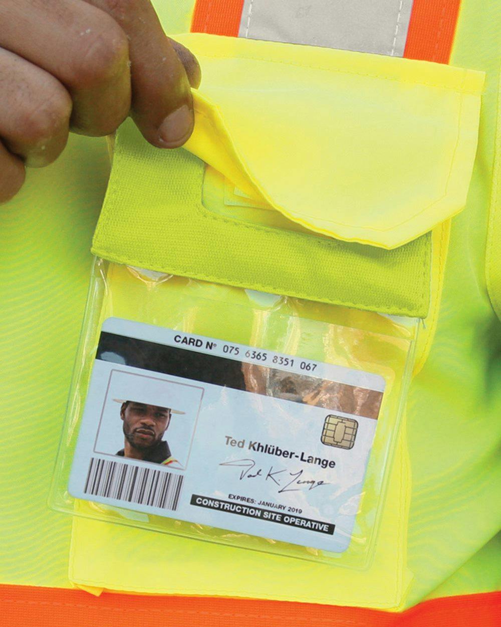 Image for Retractable Clear ID Pocket - RTCID