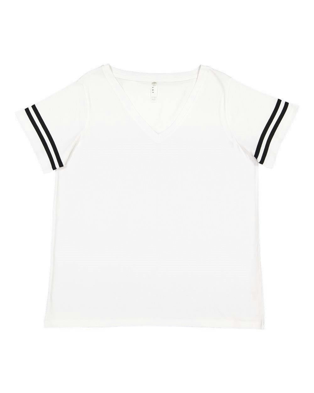 Image for Curvy Collection Women's Vintage Football T-Shirt - 3837