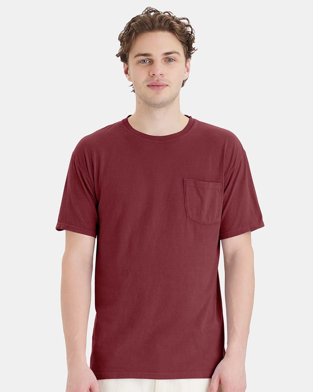 Image for Unisex Garment-Dyed Pocket T-Shirt - GDH150