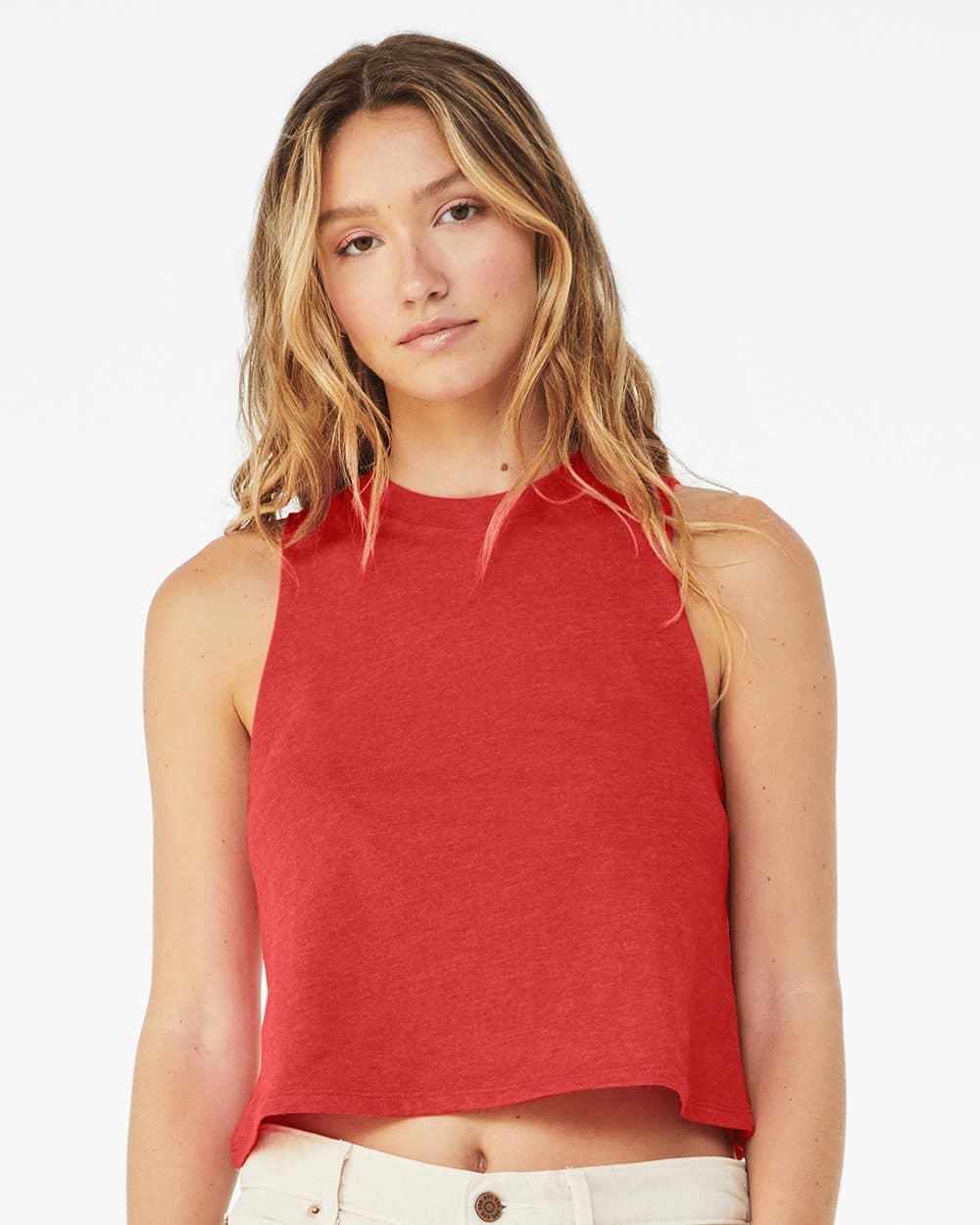 Image for Women's Racerback Crop Tank - 6682