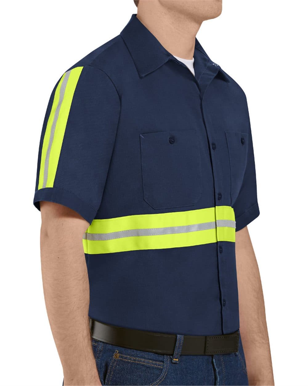 Image for Enhanced Visibility Short Sleeve Cotton Work Shirt - SC40E