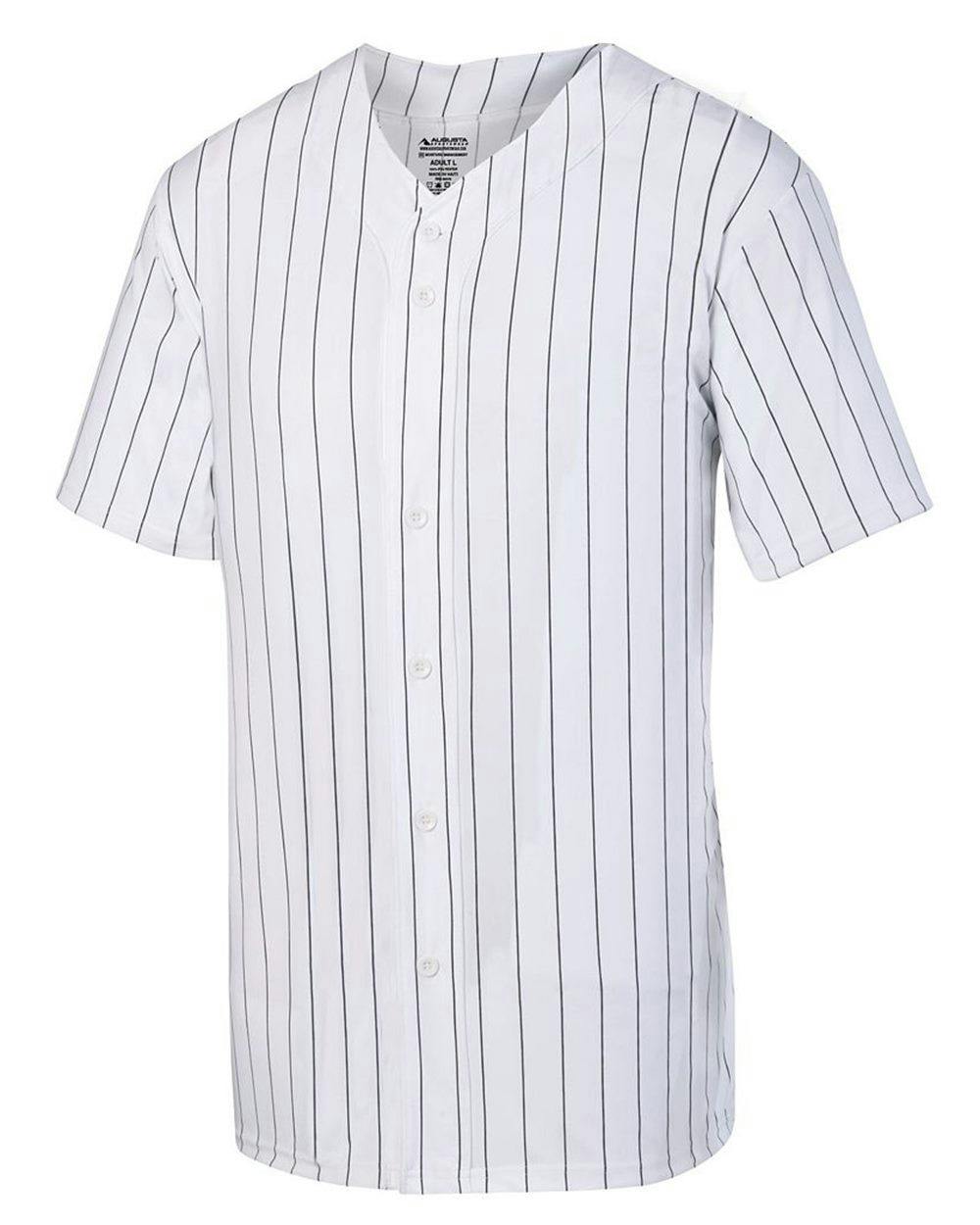 Image for Pinstripe Full Button Baseball Jersey - 1685