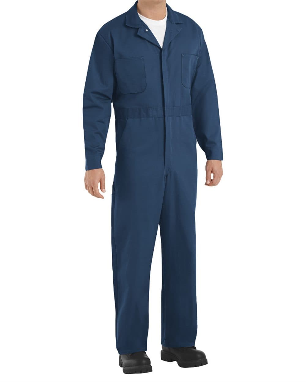 Image for Button-Front Cotton Coverall - Tall Sizes - CC16T