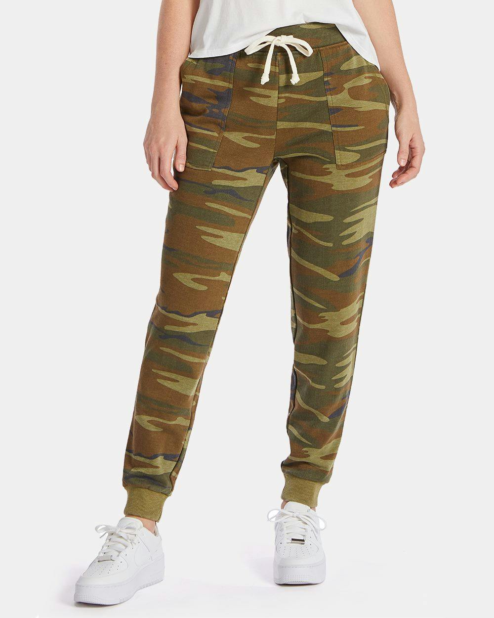 Image for Women's Long Weekend Mineral Wash French Terry Joggers - 8632