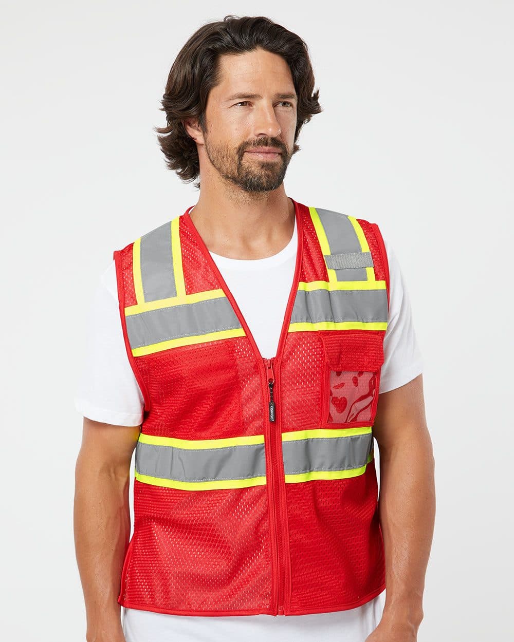 Image for EV Series® Enhanced Visibility 3 Pocket Mesh Vest - B150-156