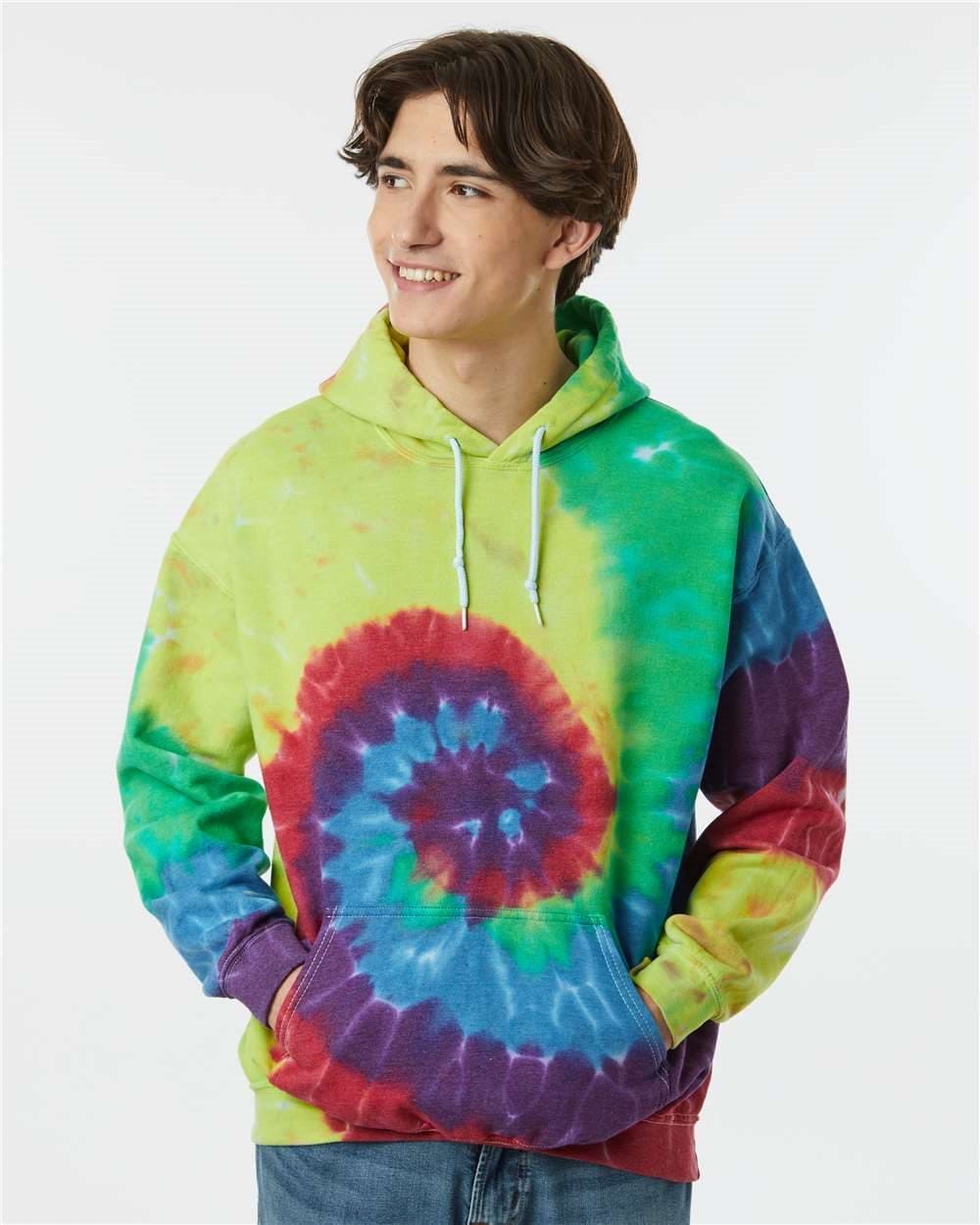 Image for Blended Tie-Dyed Hooded Sweatshirt - 680VR