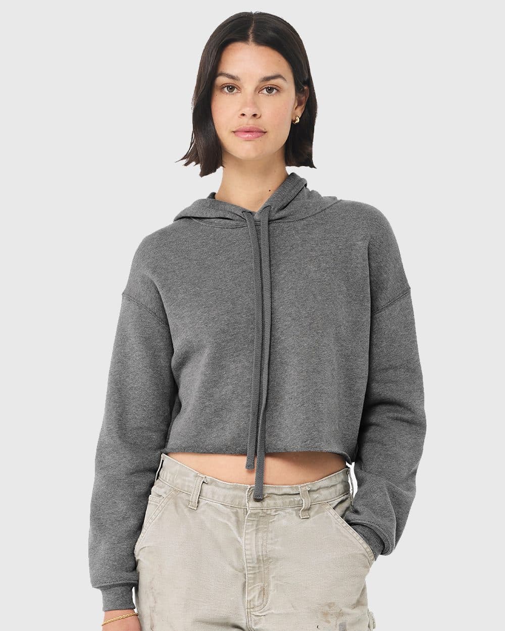 Image for Women's Crop Fleece Hoodie - 7502