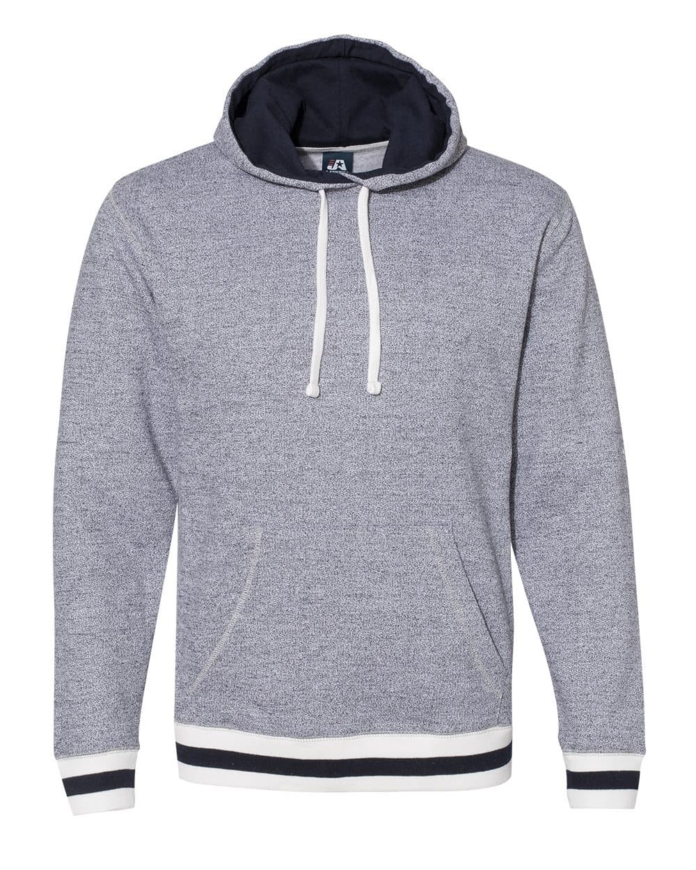 Image for Peppered Fleece Lapover Hooded Sweatshirt - 8701