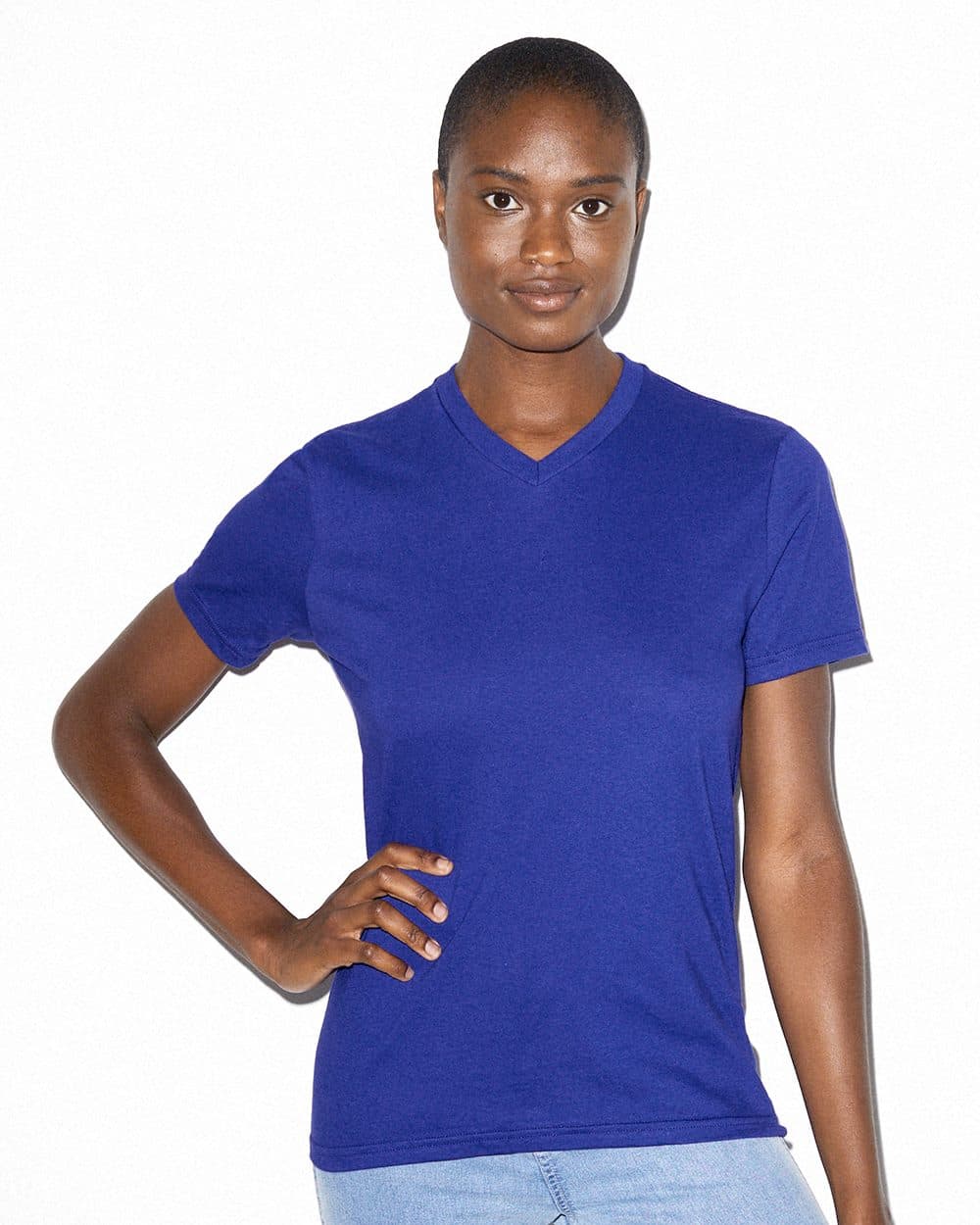 Image for Women's Fine Jersey Classic V-Neck Tee - 2356W