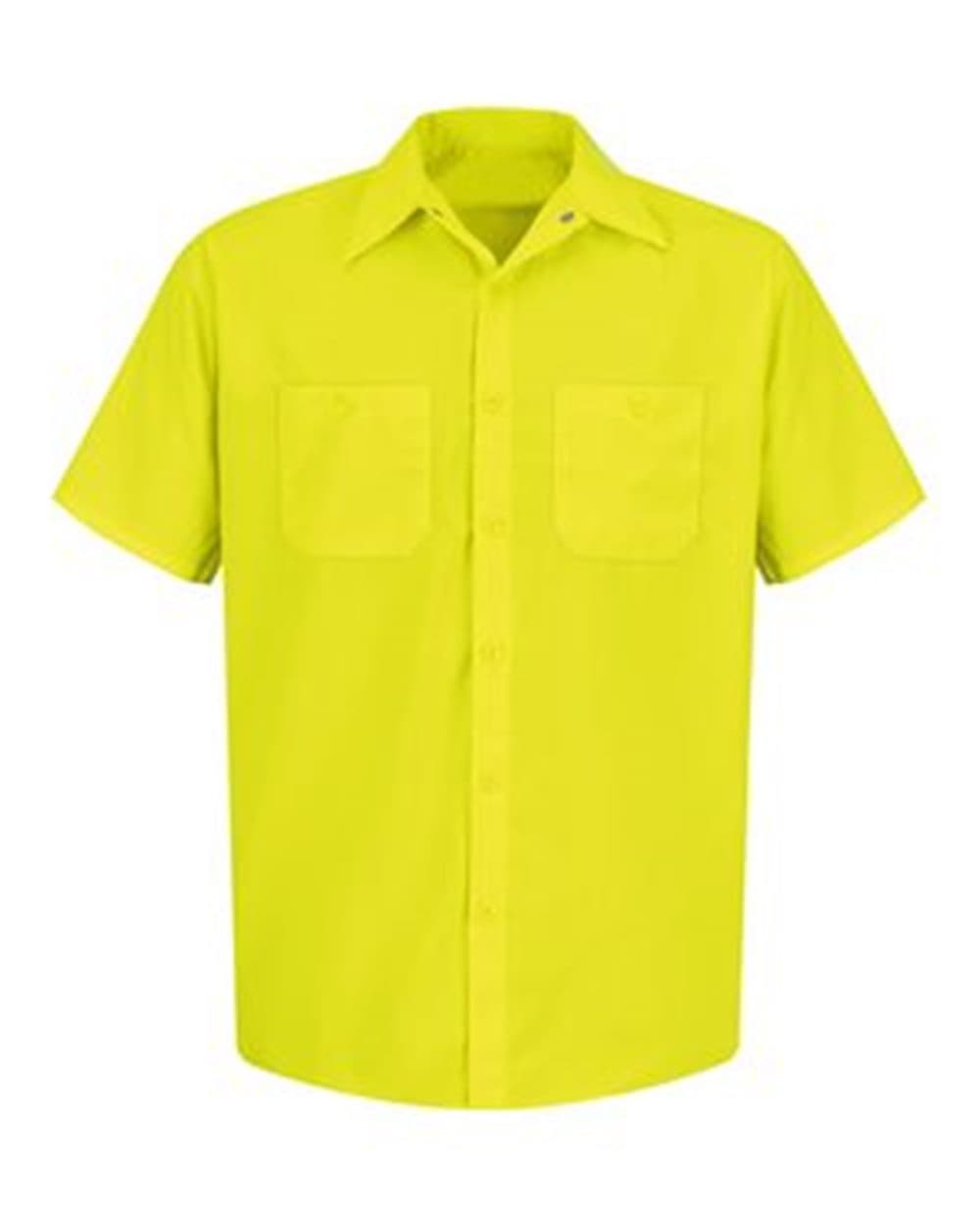 Image for Men's Tall Enhanced Visibility Short Sleeve Work Shirt - SS24T