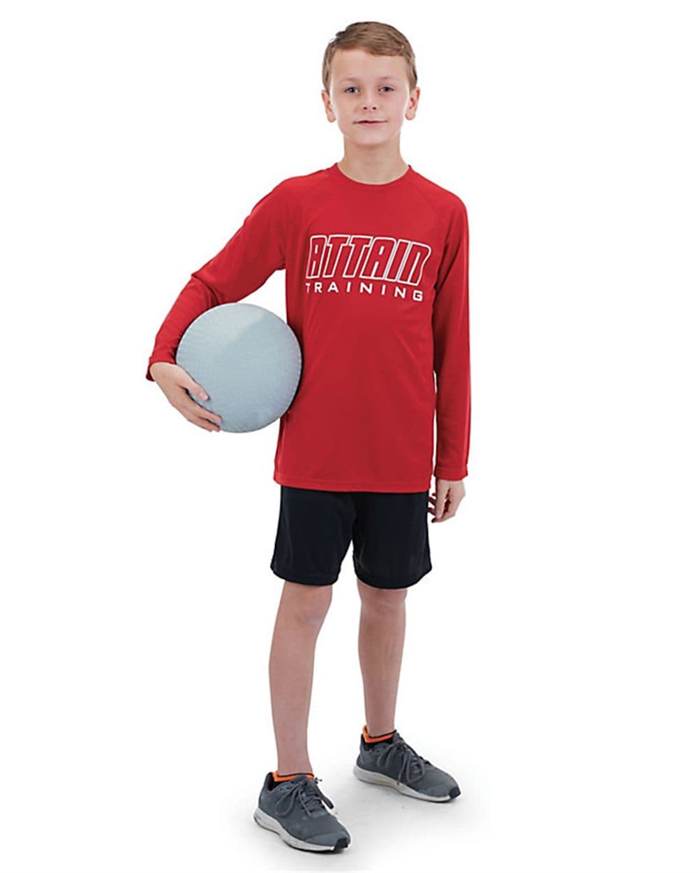 Image for Youth Attain Wicking Long Sleeve Shirt - 2796