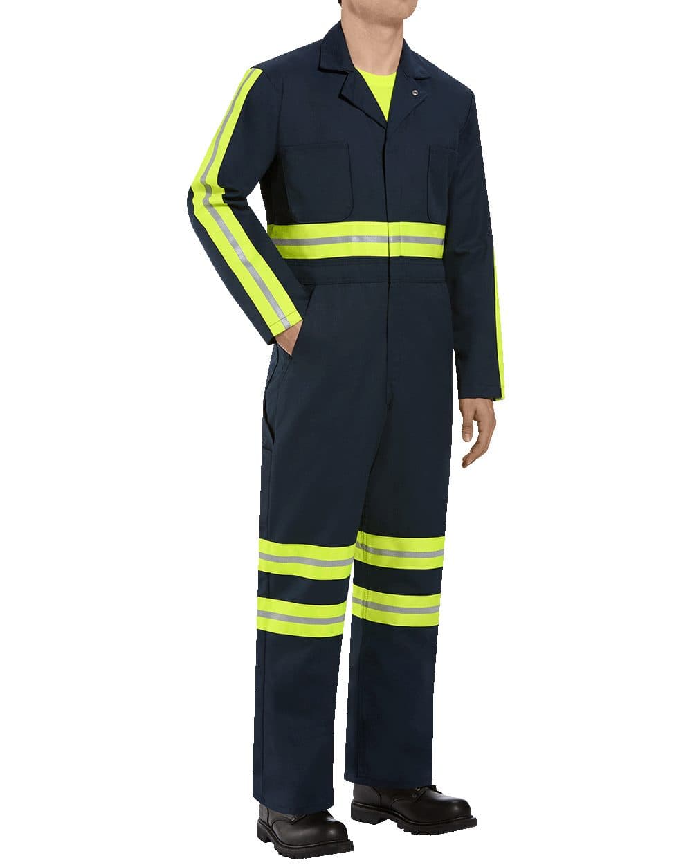 Image for Enhanced Visibility Action Back Coverall - CT10EN