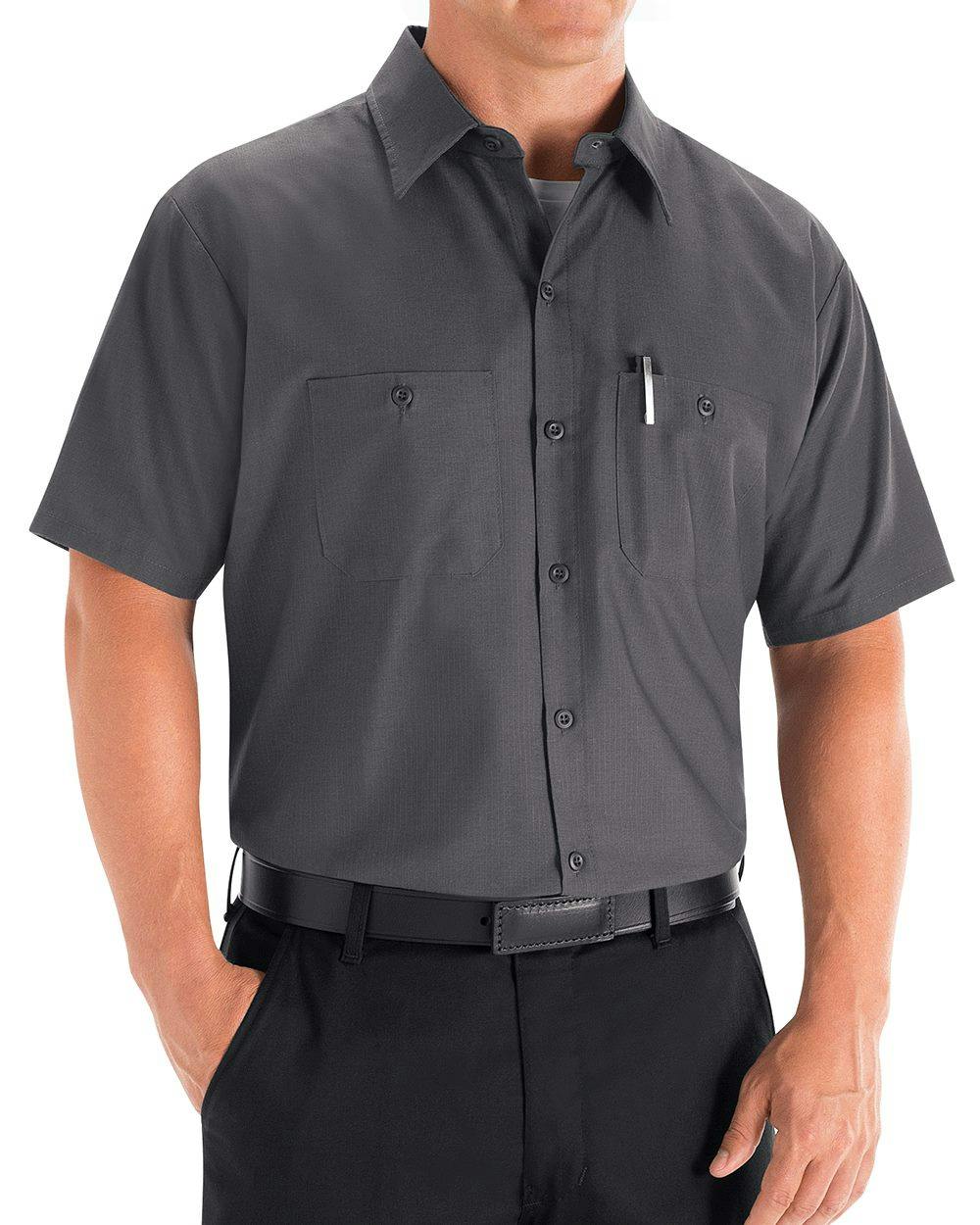 Image for Mimix™ Short Sleeve Work Shirt - Tall Sizes - SX20T