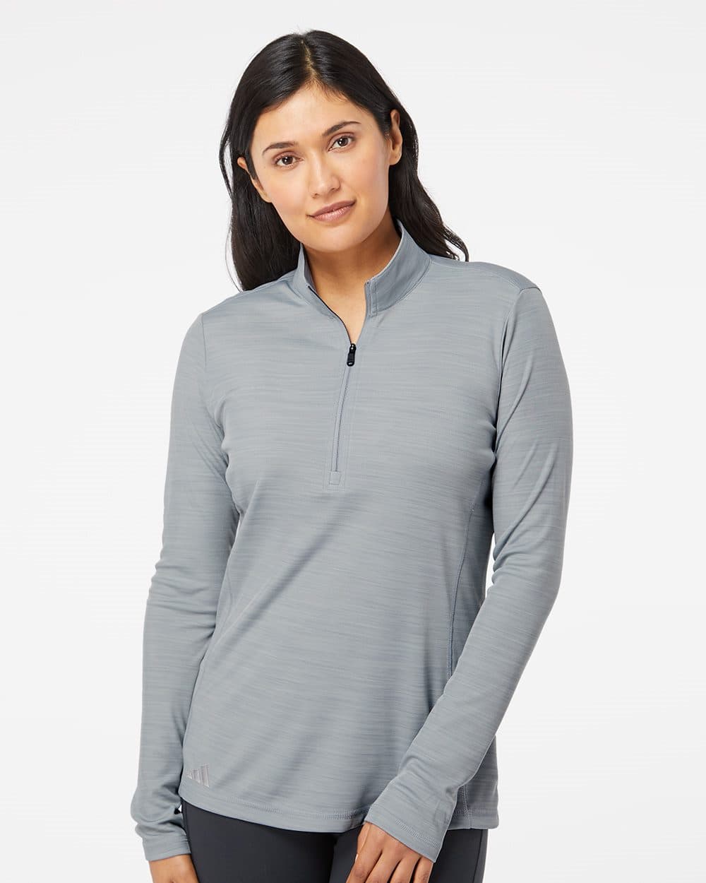 Image for Women's Lightweight Mélange Quarter-Zip Pullover - A476