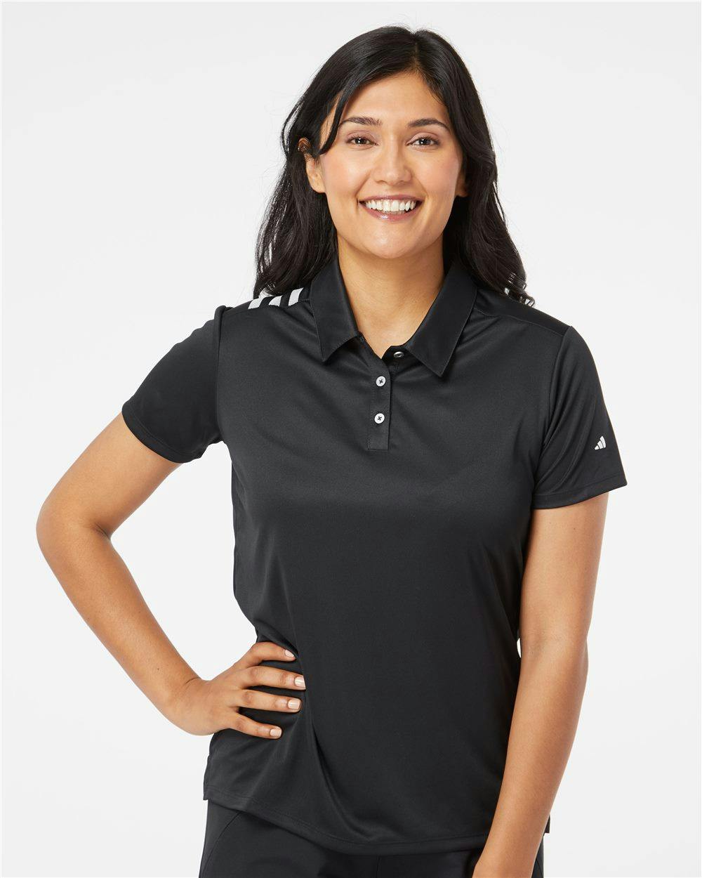 Image for Women's 3-Stripes Shoulder Polo - A325