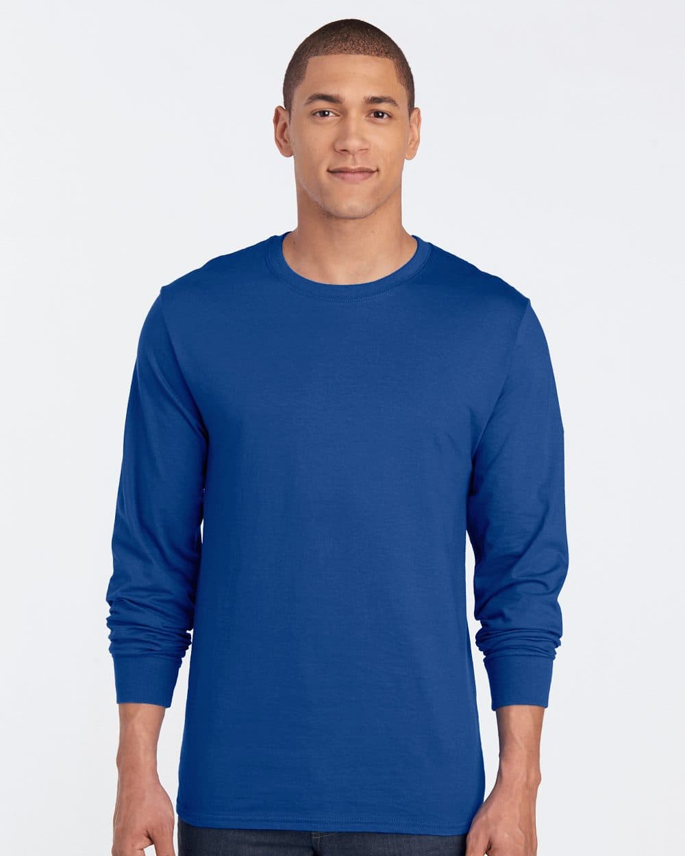 Image for Premium Blended Ringspun Long Sleeve Crewneck T-Shirt - 560LSR