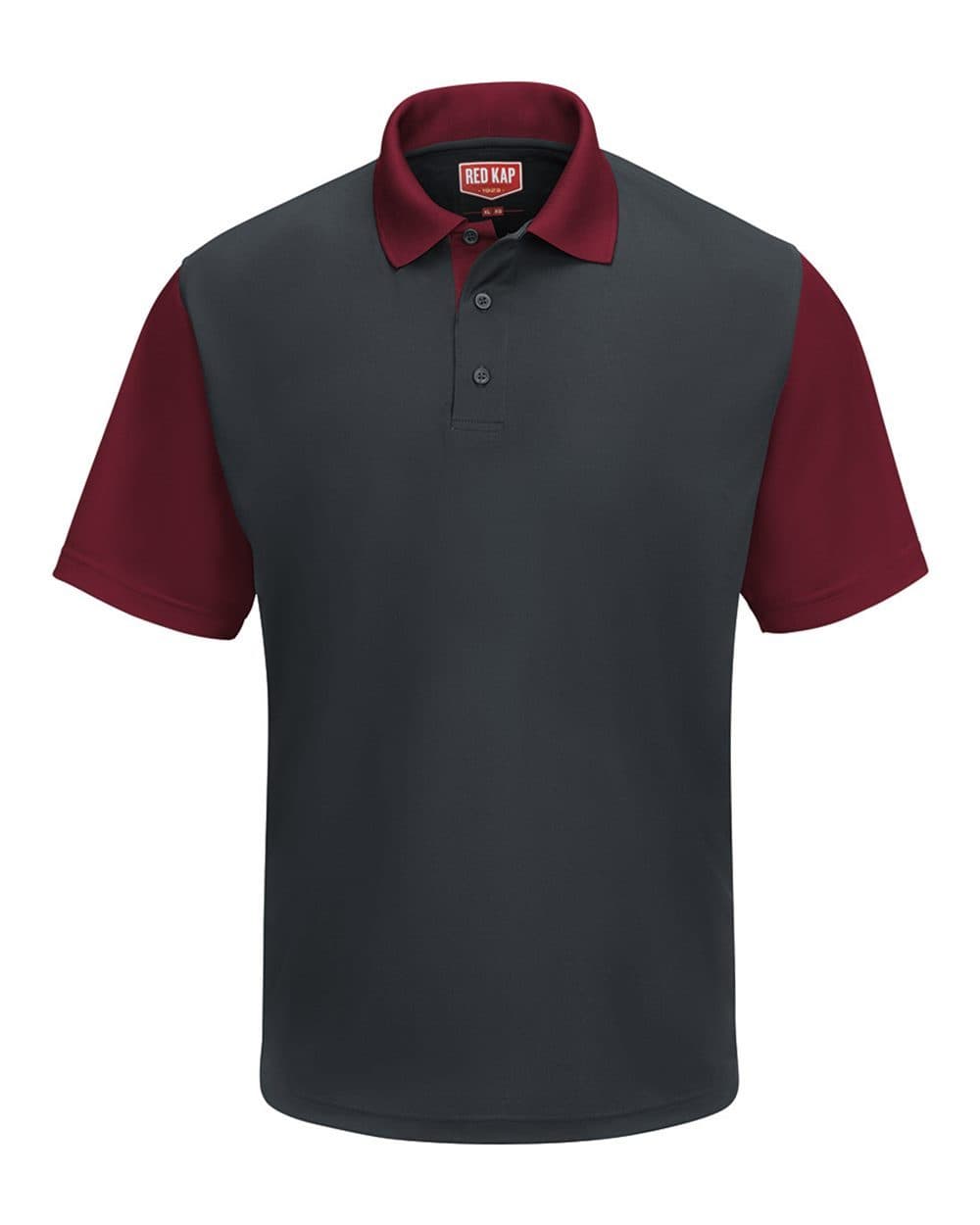 Image for Short Sleeve Performance Knit Color-Block Polo - SK56